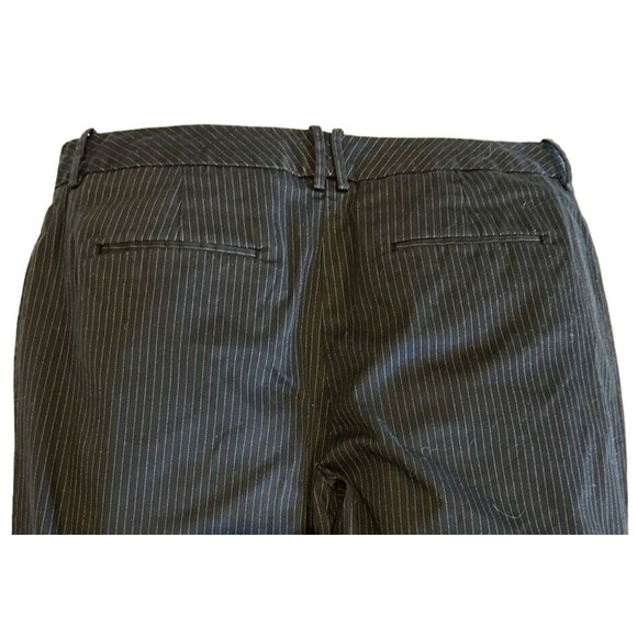 Merona Women's Size 8 Navy Pinstripe Trousers Pants Bootcut Straight - Picture 4 of 5